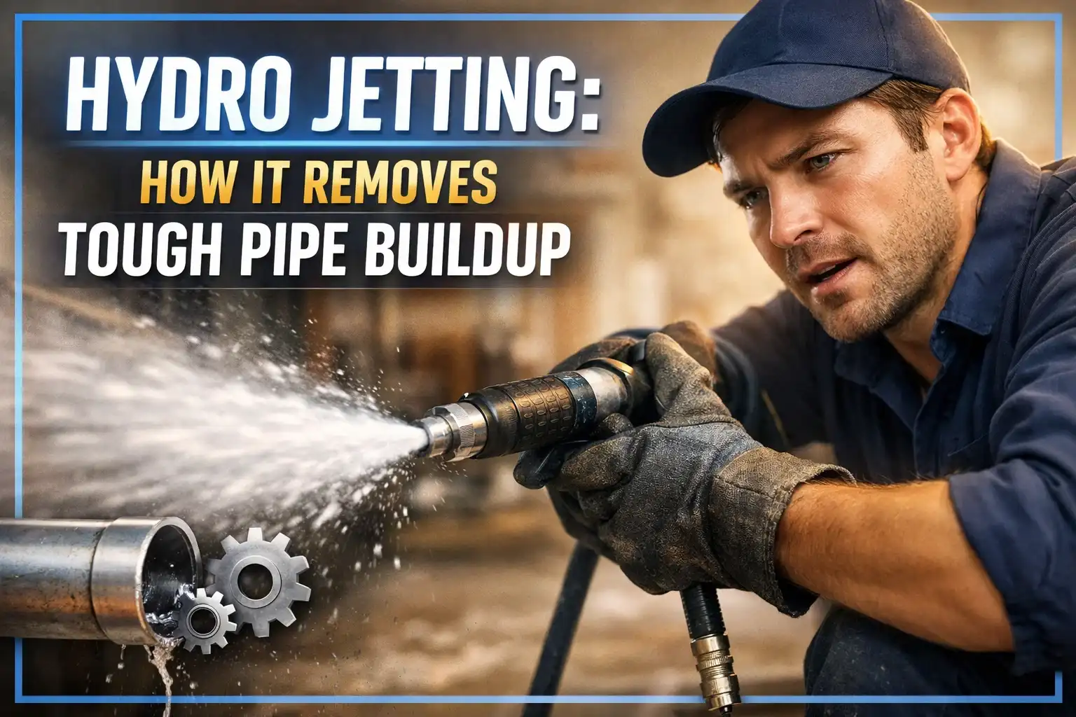 Hydro Jetting: How It Removes Tough Pipe Buildup
