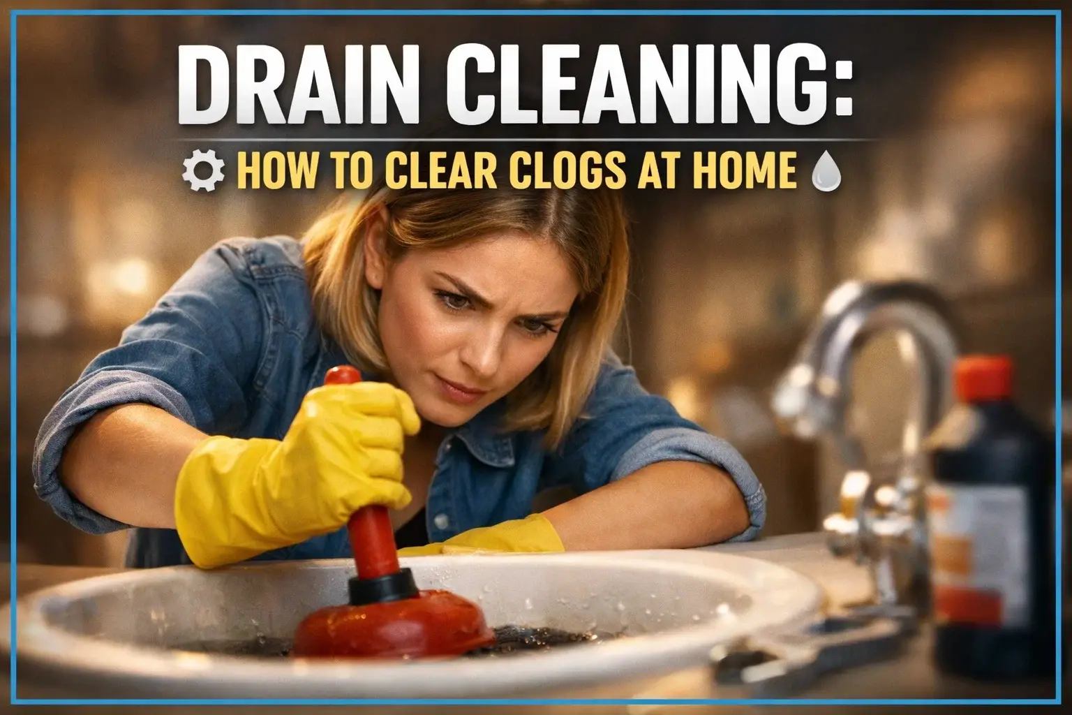 Drain Cleaning: How to Clear Clogs at Home